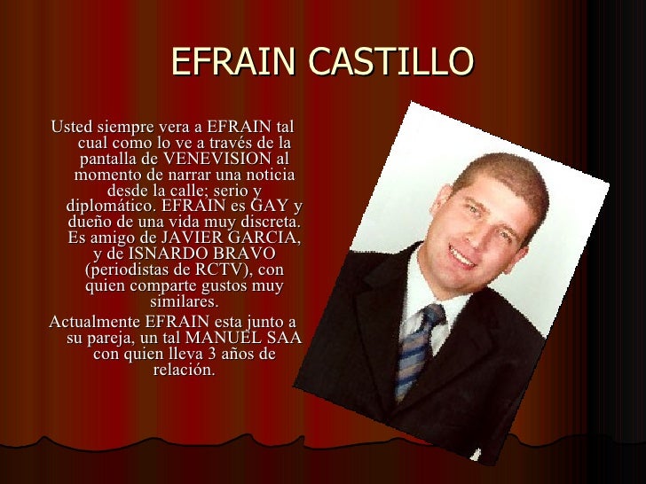 Periodista de globovision gay Free tranny orgy